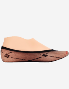 Wome"s Karen Liner Sock Black 1/2