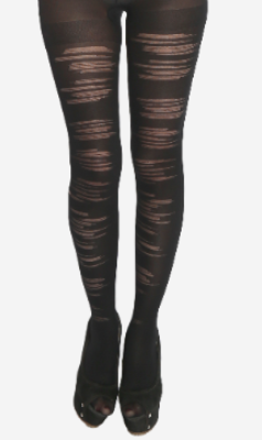 Women"s Slash Tight Black