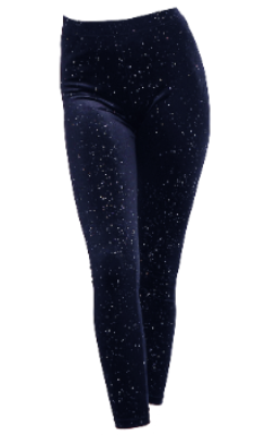 WOMEN LEGGINGS SLG421 C:NAVY S:L/XL