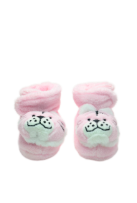 Baby"s Tiger Winter Slipper Pink S-0/6 MONTH