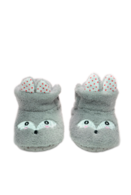 Baby"s Fox eyes Winter Slipper Gray S-9/18 M