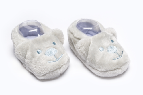 BABY HOME SOCKS BB328 C:GREY S:0-6M(11CM)