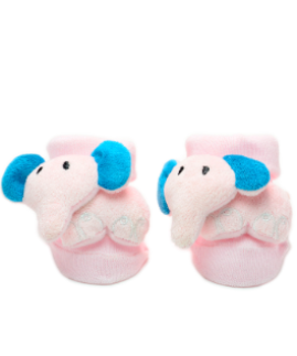 Baby"s Elephant Socks Pink S-0/12 M
