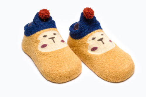 BABY SOCKS BB335 C:NAVY/BEIGE S:6-12M