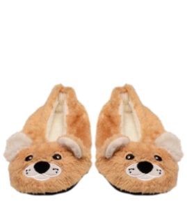 Dog Face Witner Slipper Beige- M Beige