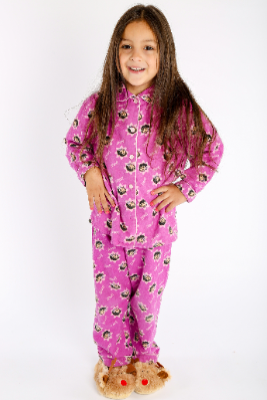 Kids Deer Faces Witner Slipper Beige - SMALL Beige