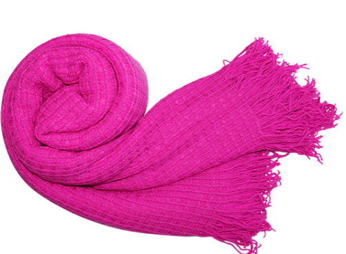 Huxton Throw Hot Pink