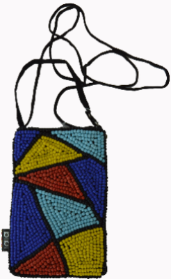 Triangles Beaded Purse
