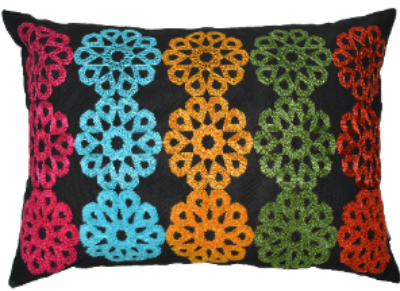 Floral Chain Cushion Cover
