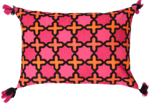 Marrakesh Pink Rectangular Cushion Cover