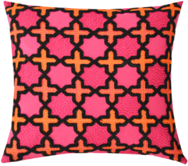 Marrakesh Pink Square Cushion Cover