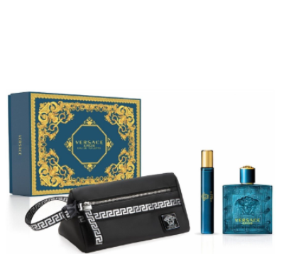 Versace Eros Eau De Toilette  Set For Men