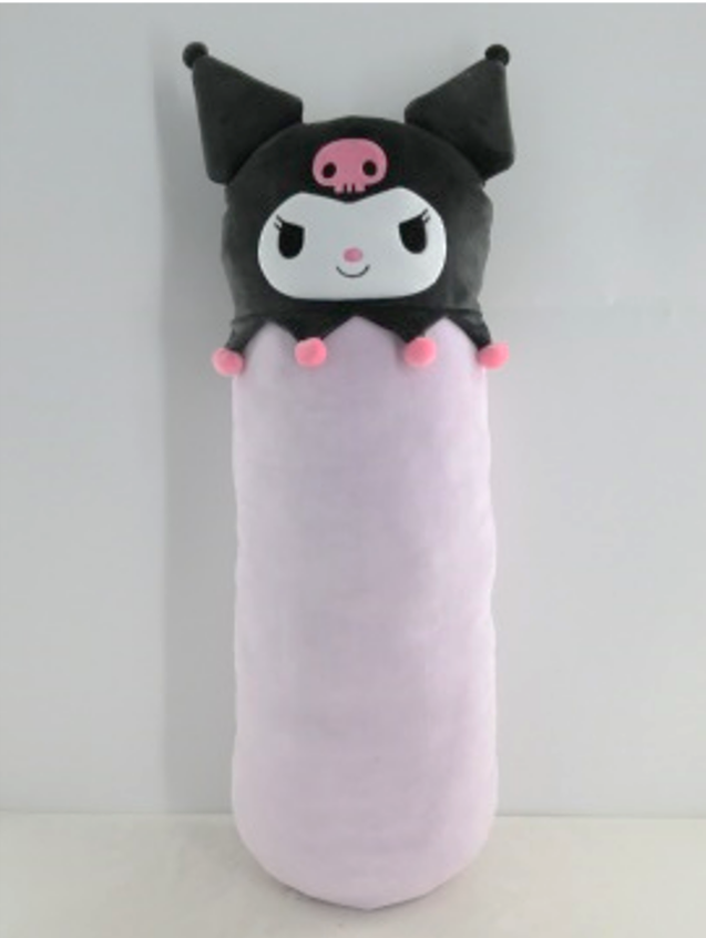 Sanrio characters Collection 28in. Basic Bolster Pillow(Kuromi)