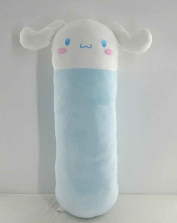 Sanrio characters Collection 28in. Basic Bolster Pillow(Cinnamoroll)