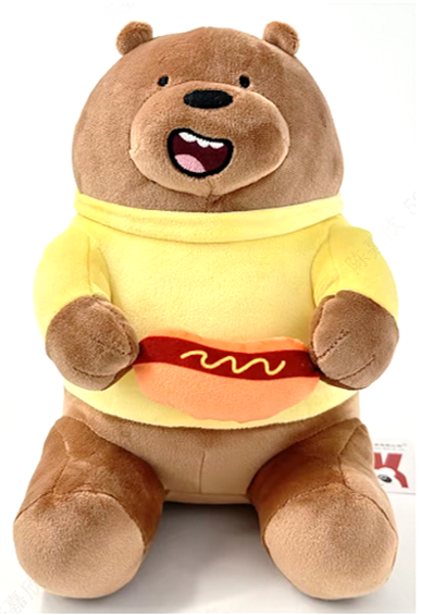 WE BARE BEARS Collection 10in. Foodie Plush Toy