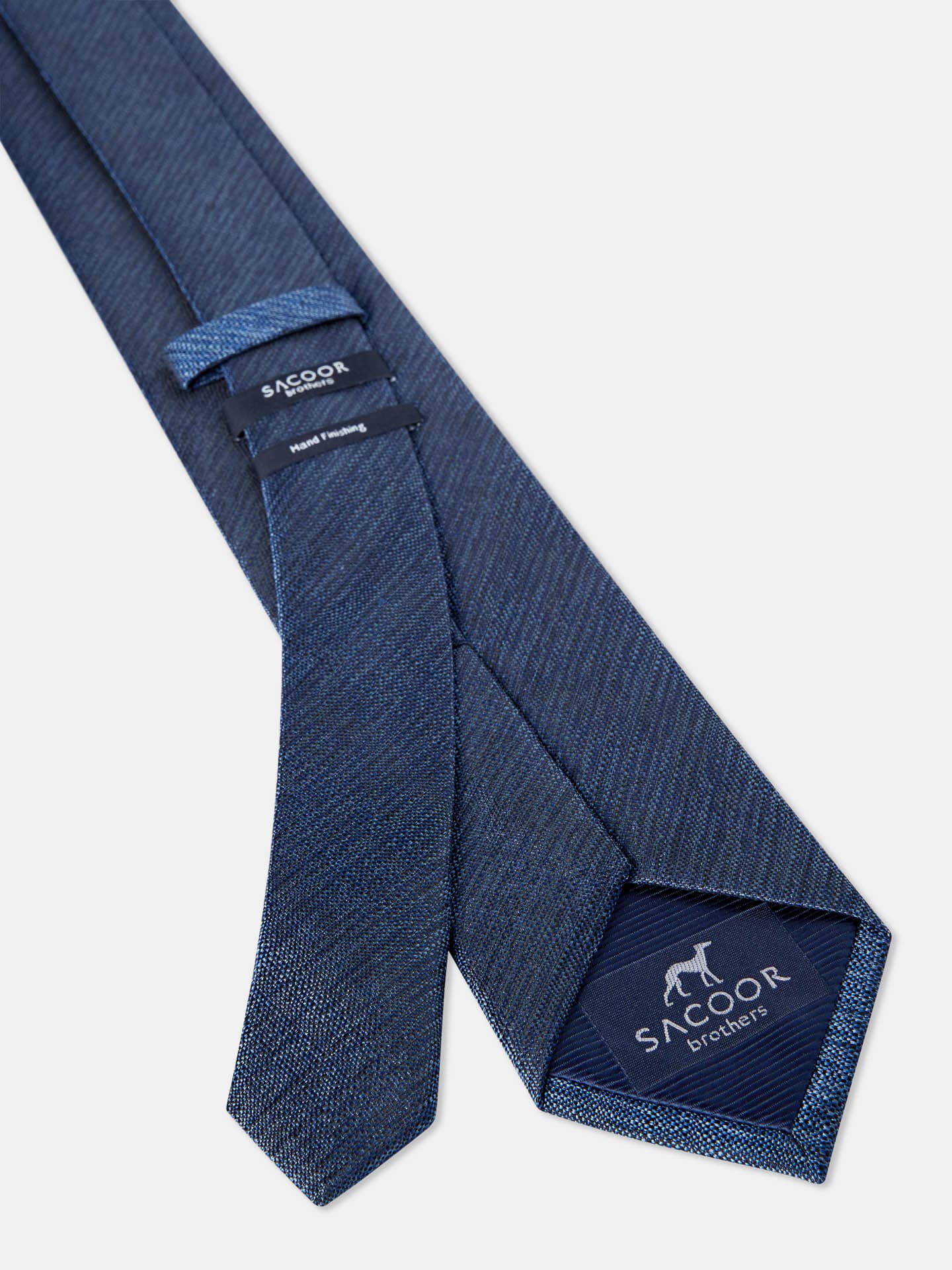 Semi Plain Tie 100% Silk 7,5cm