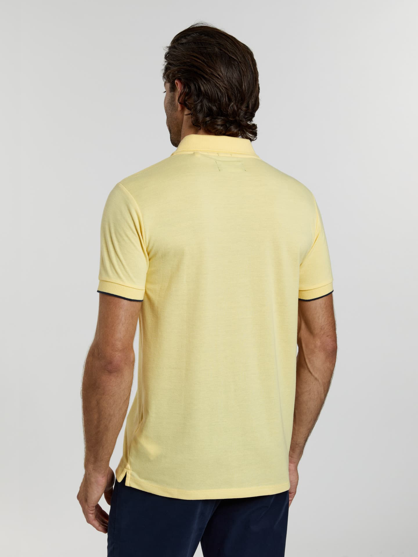 89 edition slim fit piquÃ© polo shirt with wrinkled placket