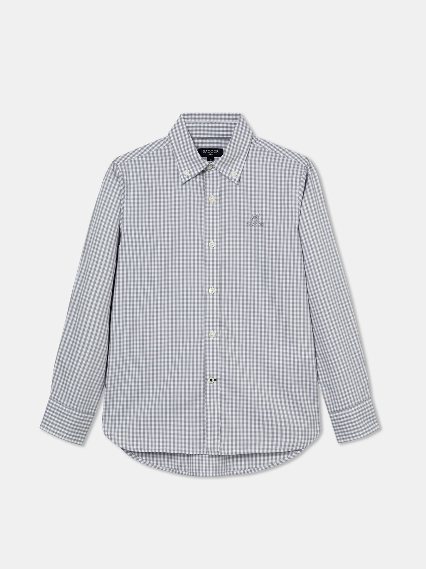 Casual Checked Oxford Shirt