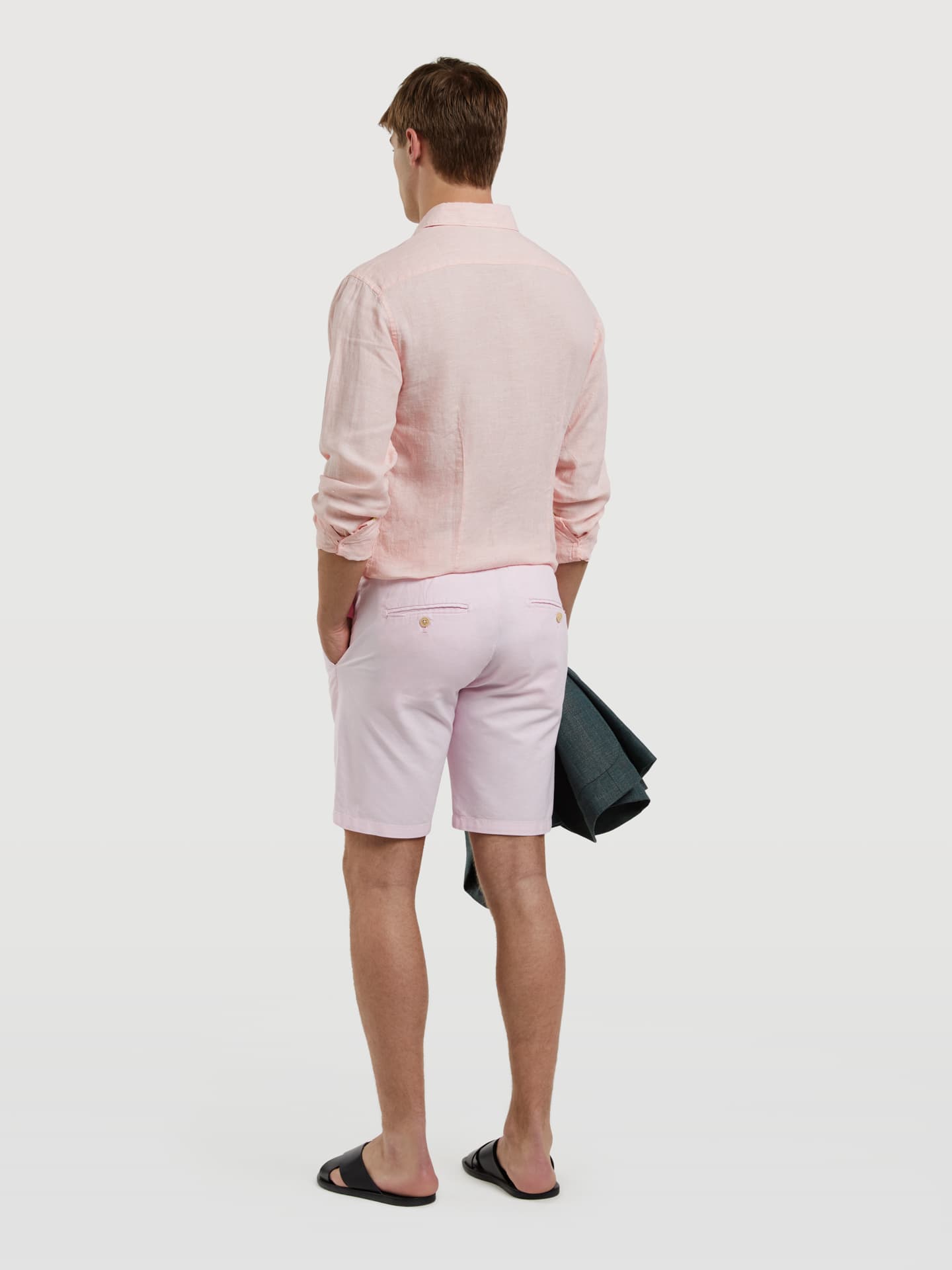 Basic Oxford Slim Fit Bermuda