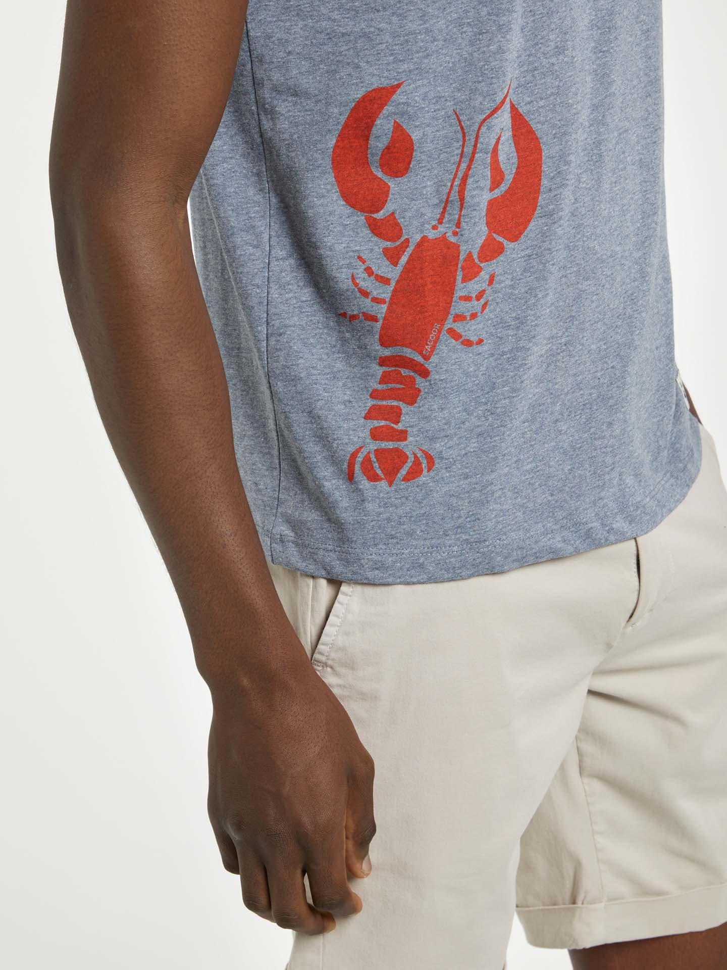 T-shirt With 'Sacoor Lobster' Print