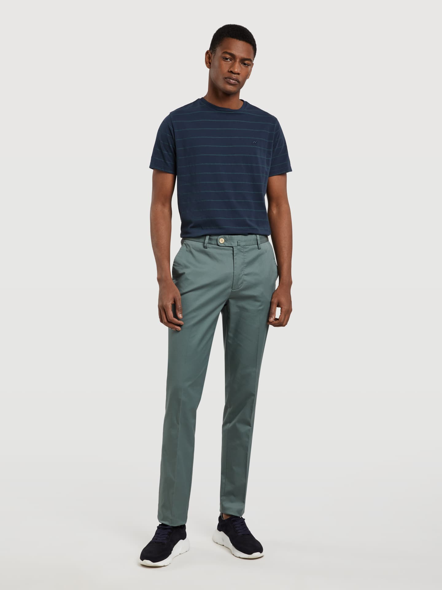 Basic Comfort Cotton slim fit Chino Trouser