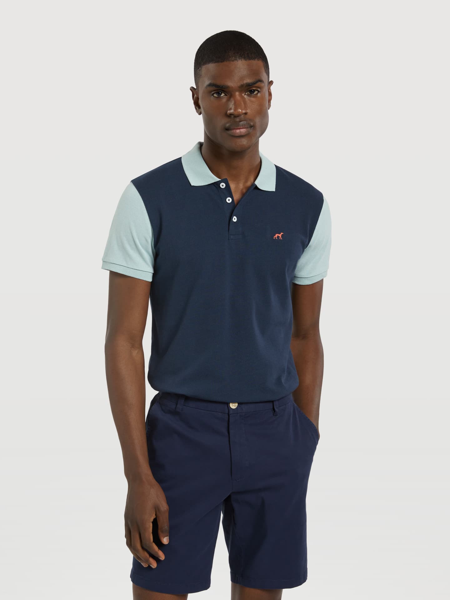 Respekt Polo PiquÃ© Shirt With Colour-Block