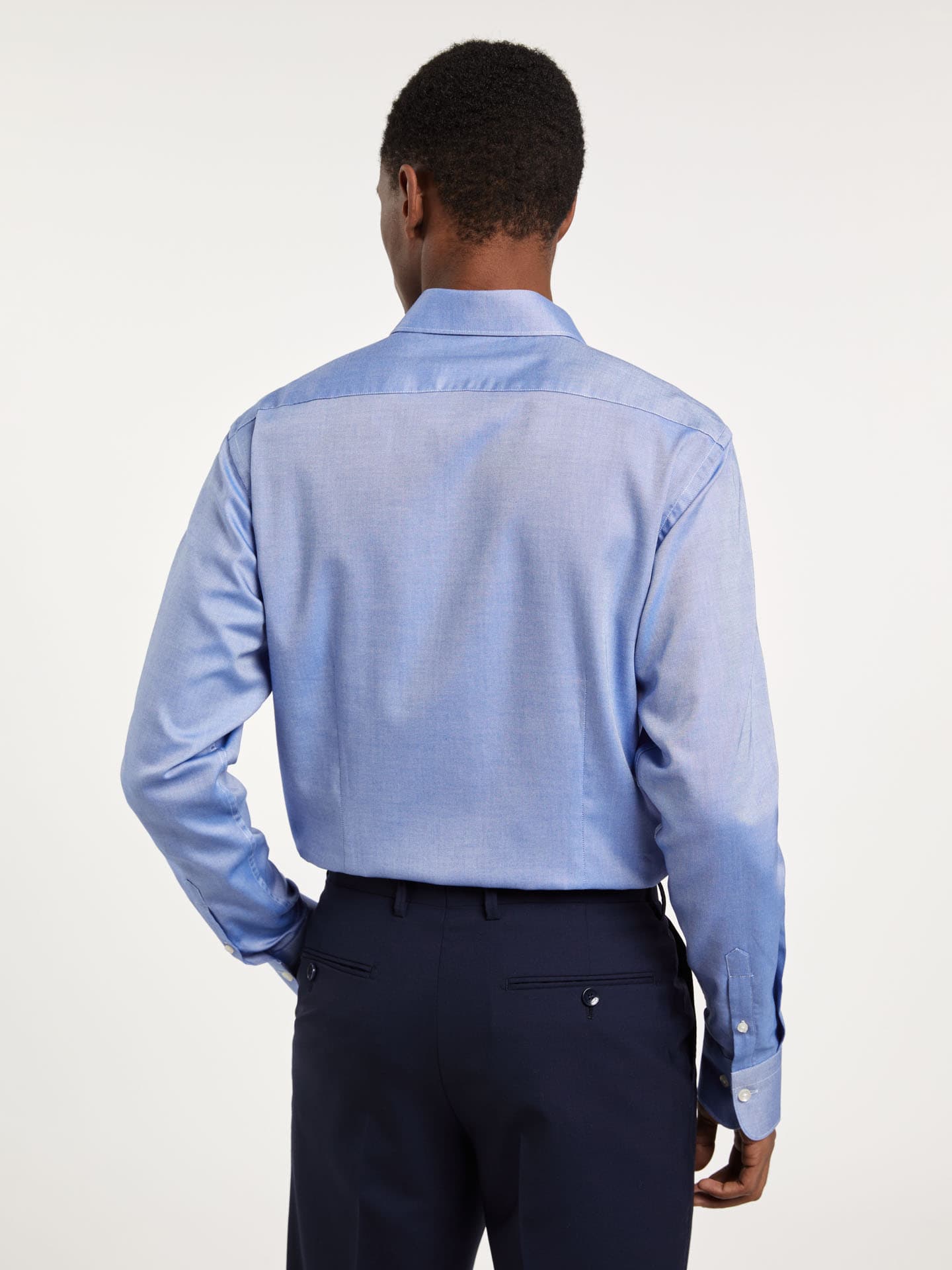 Slim fit business plain oxford formal shirt