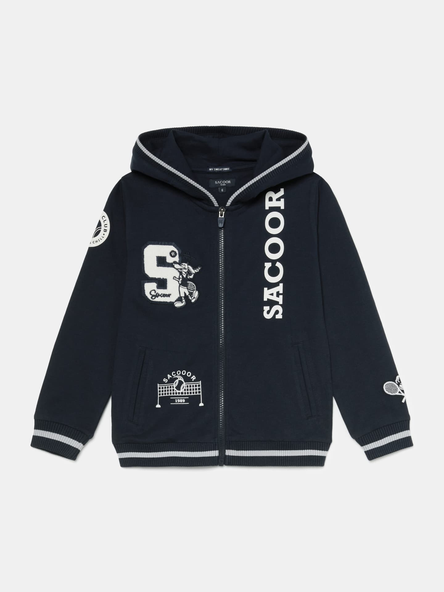 Sacoor Tennis Prints Fleece Jacket