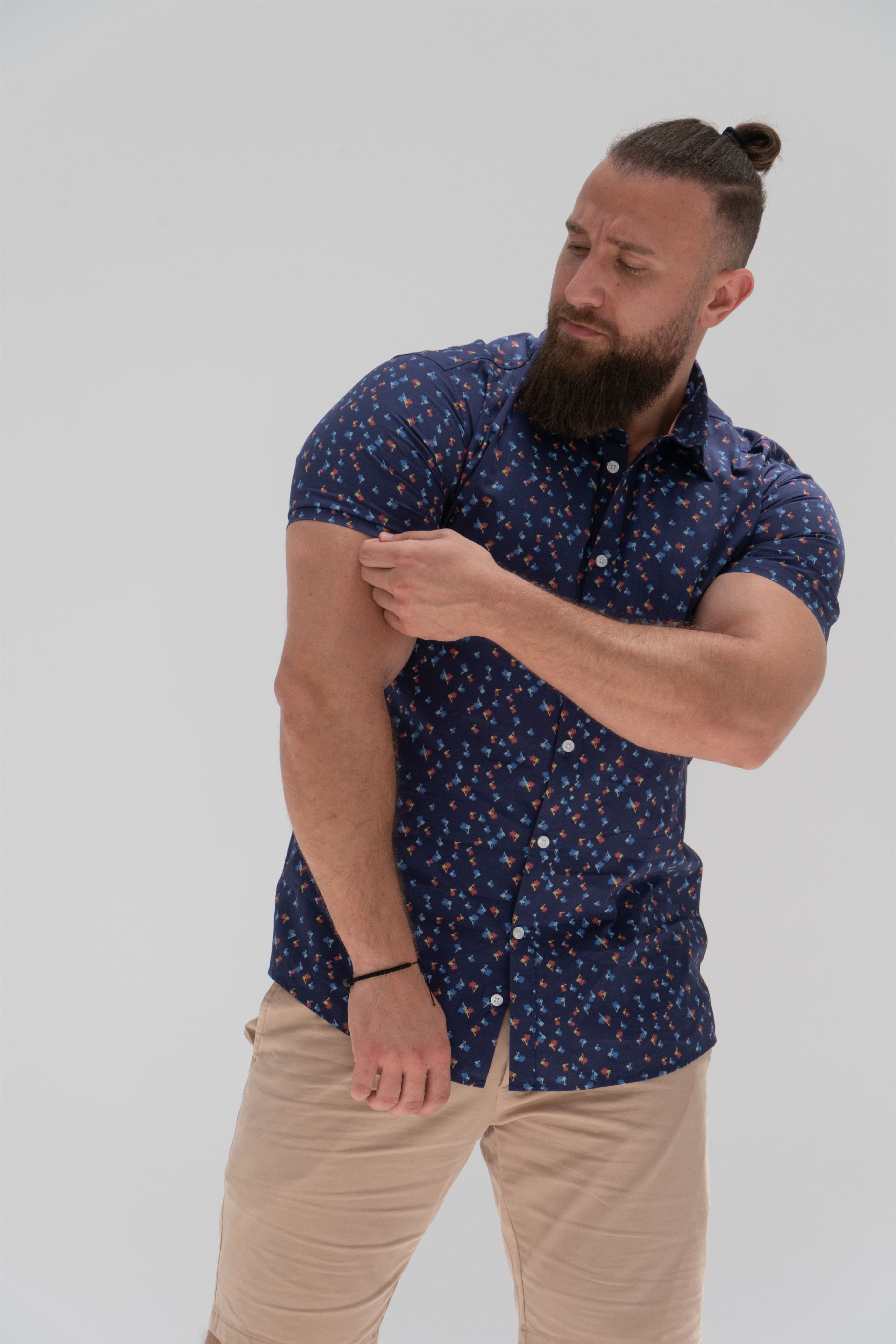 Shirt Sport Man Casual (Slim)