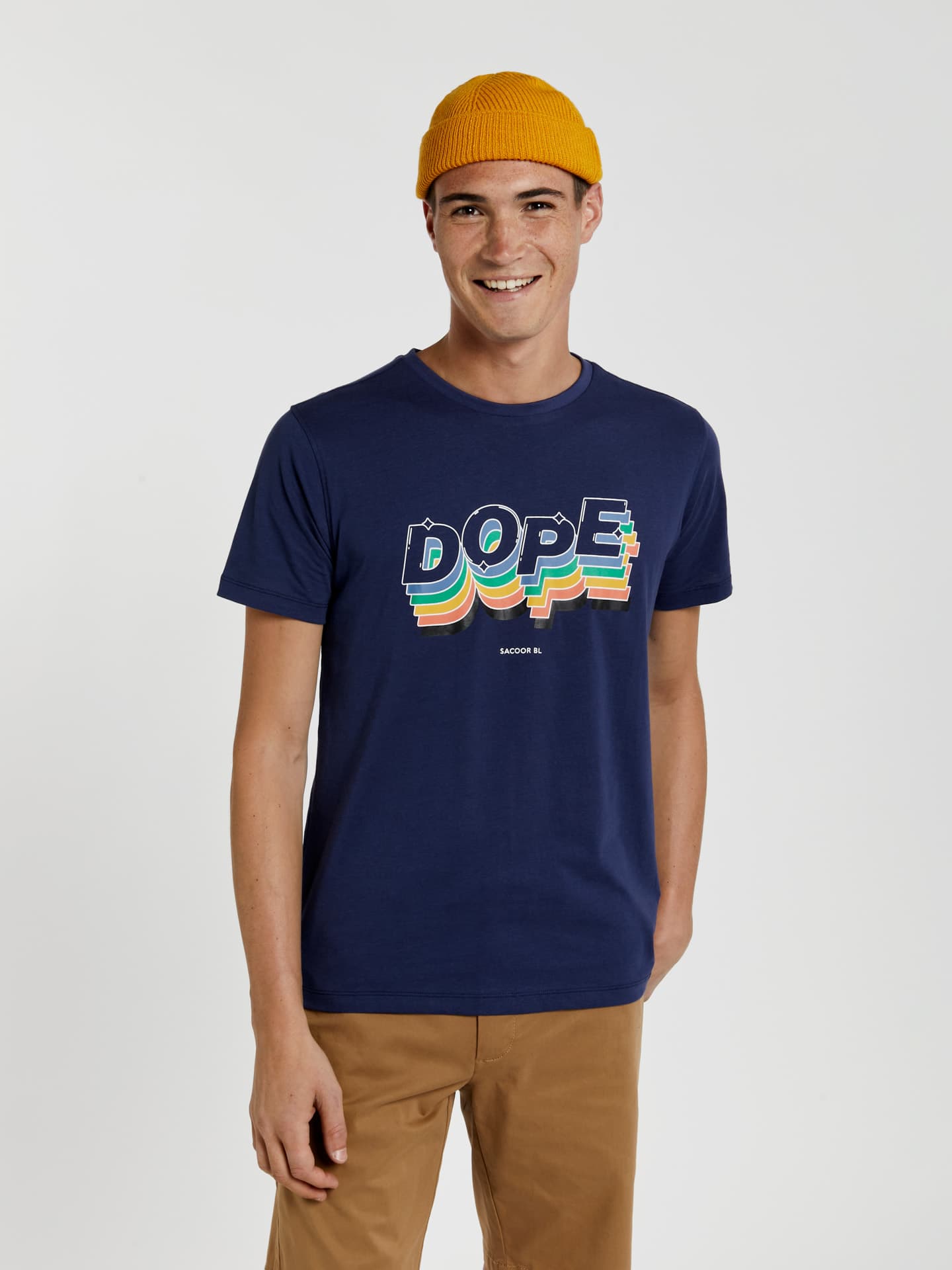 Men's short sleeve t-shirt with print