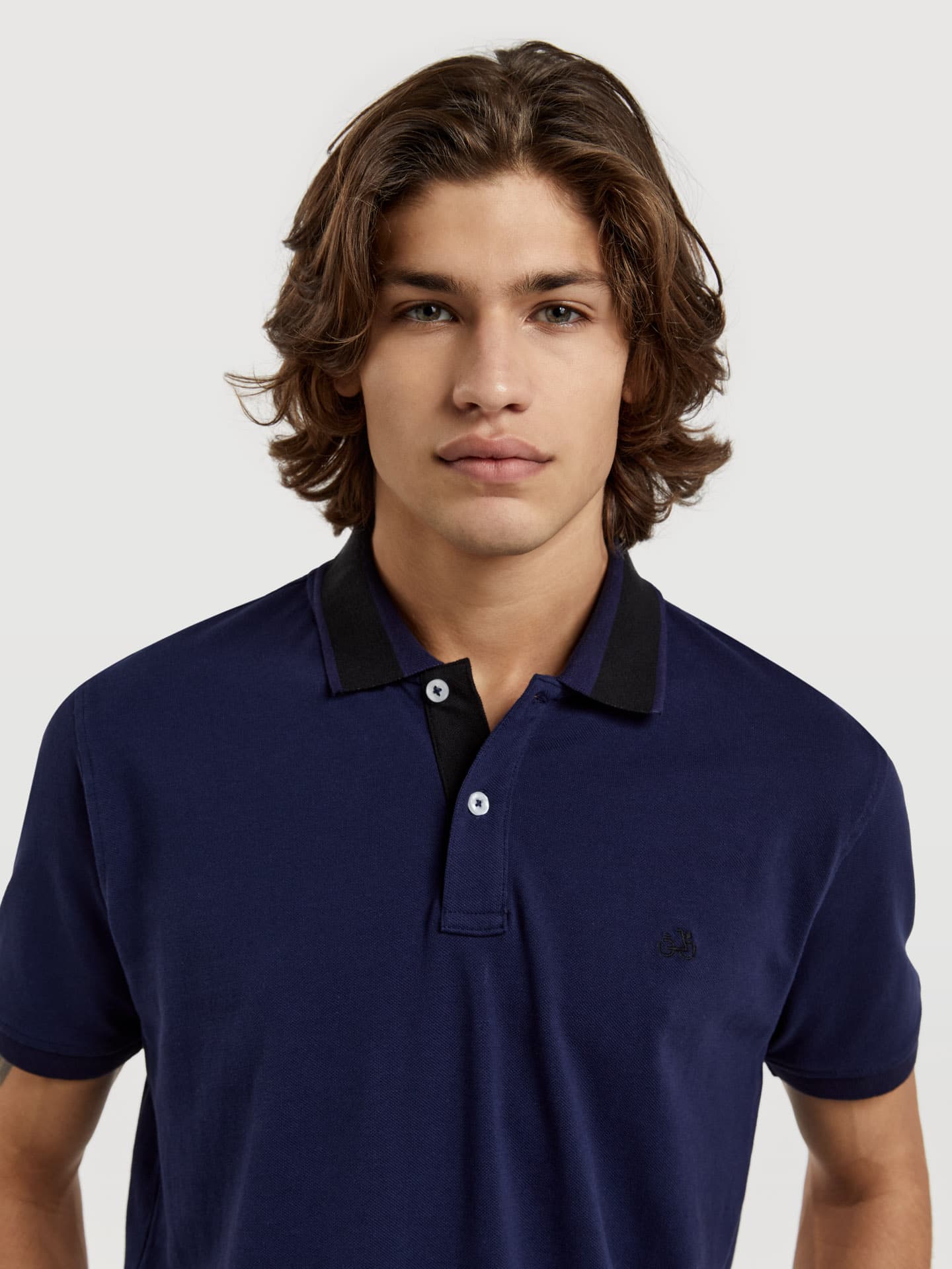 Men's basic polo shirt