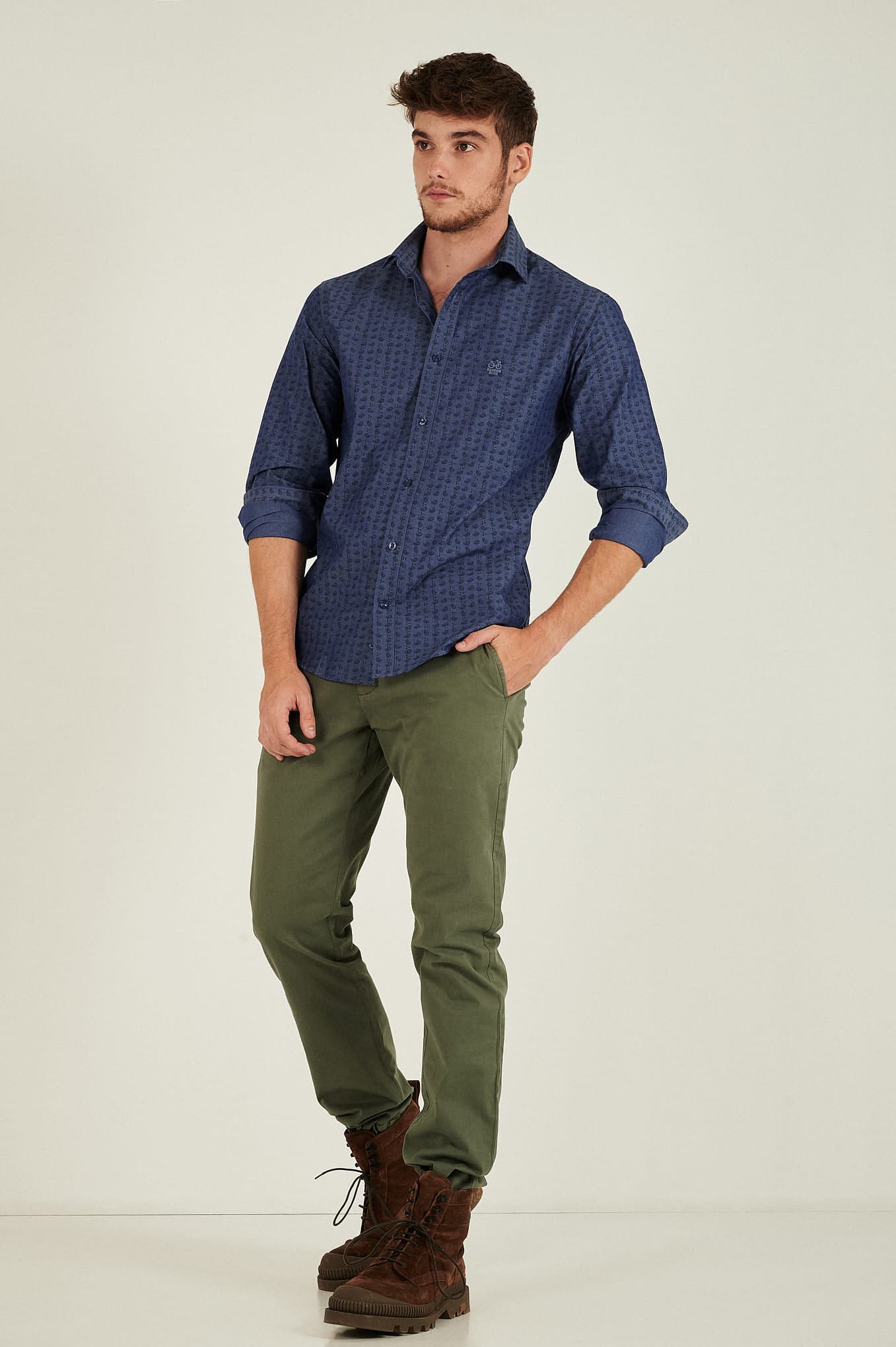 Men's Slim Shirt with print