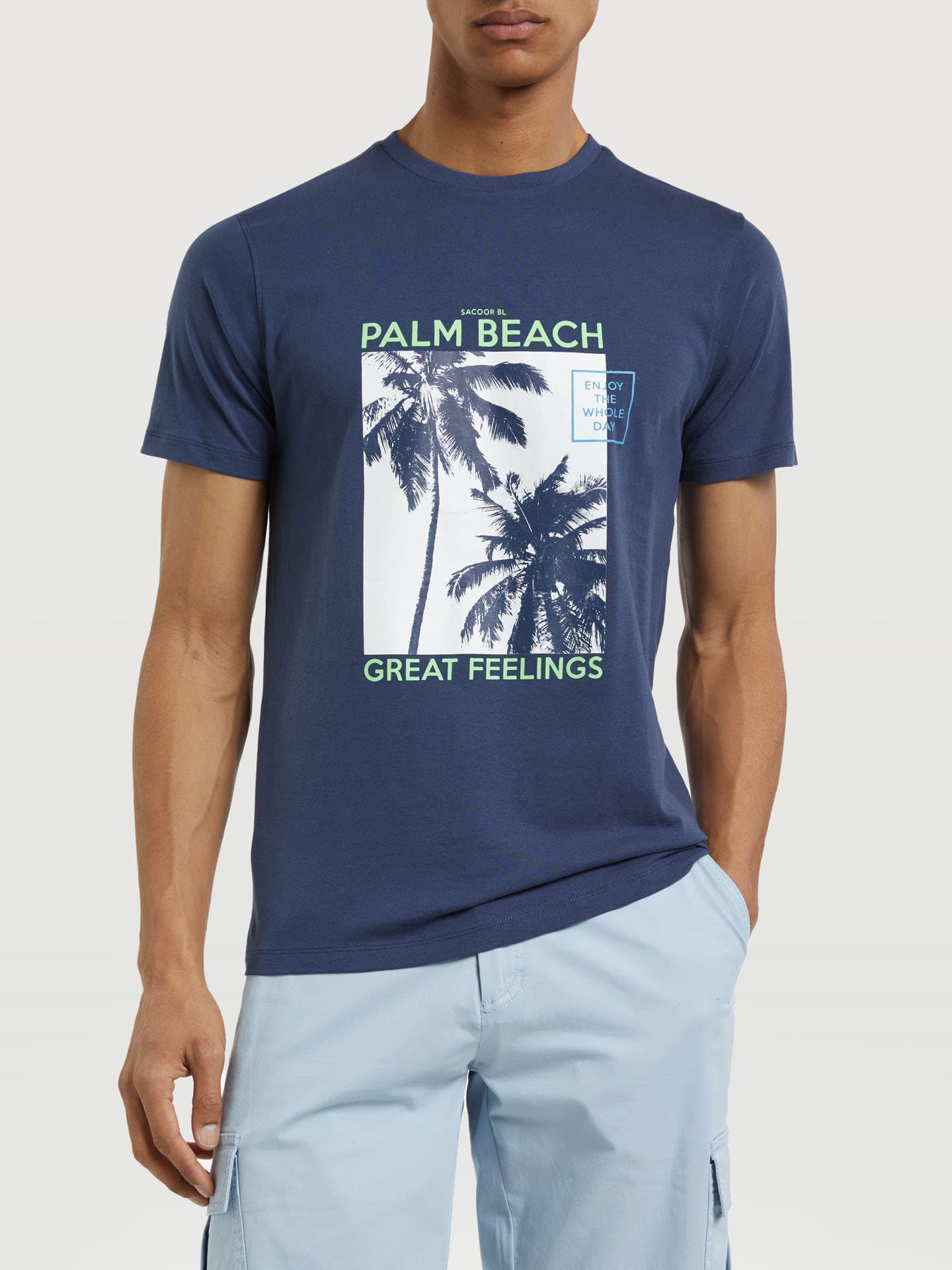 Man's T-shirt Palm Trees