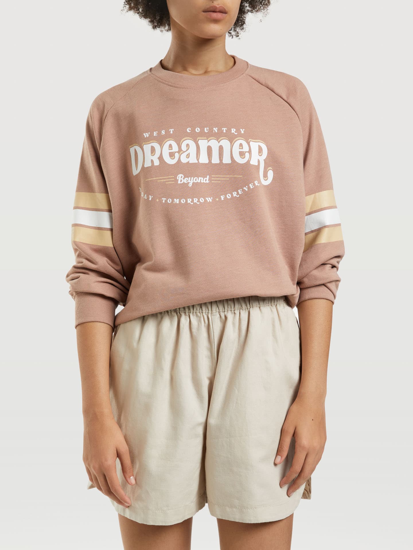 Women's printed sweatshirt by SACOOR BLUE