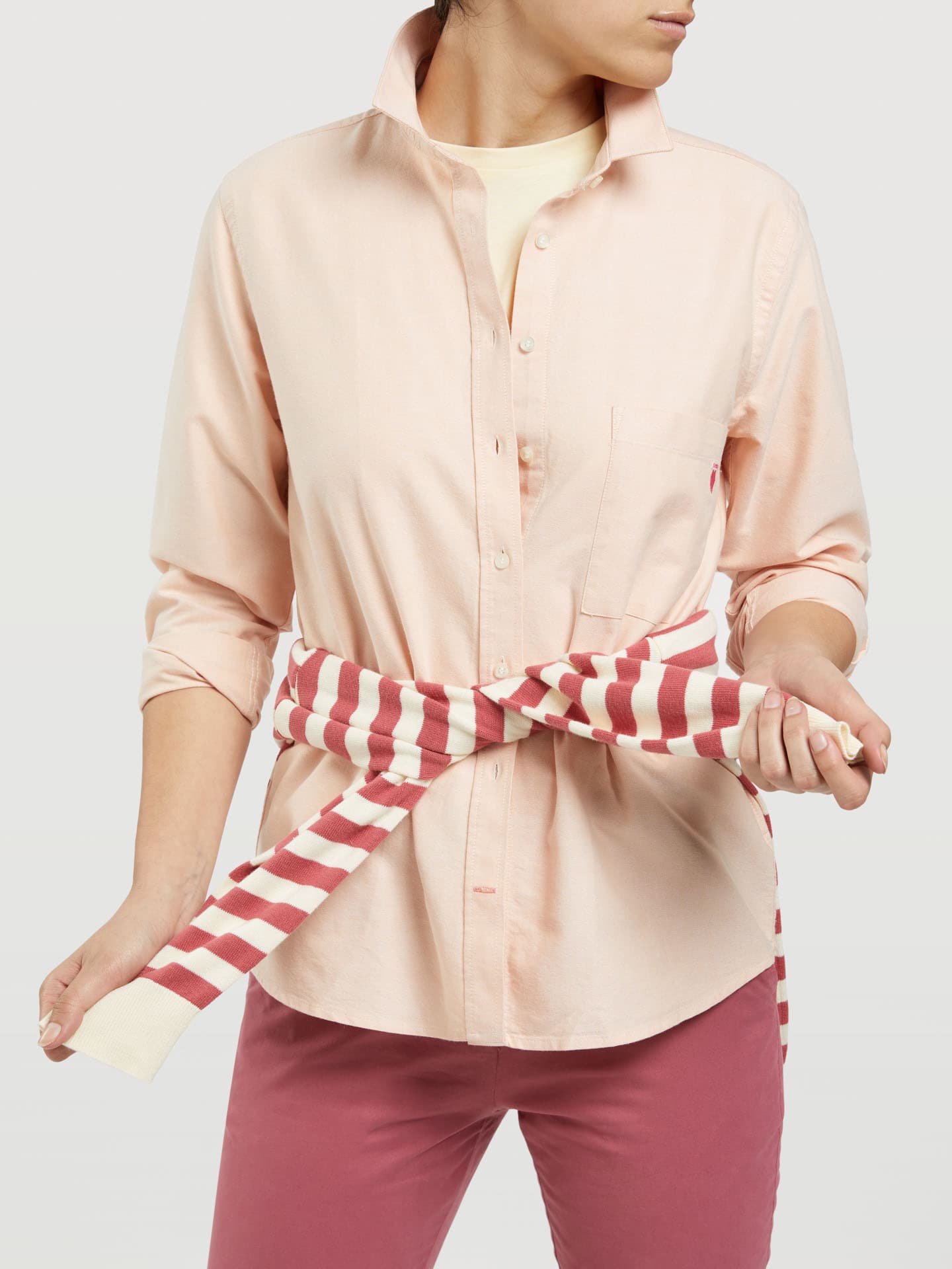 WomanÂ´s loose shirt in cotton oxford