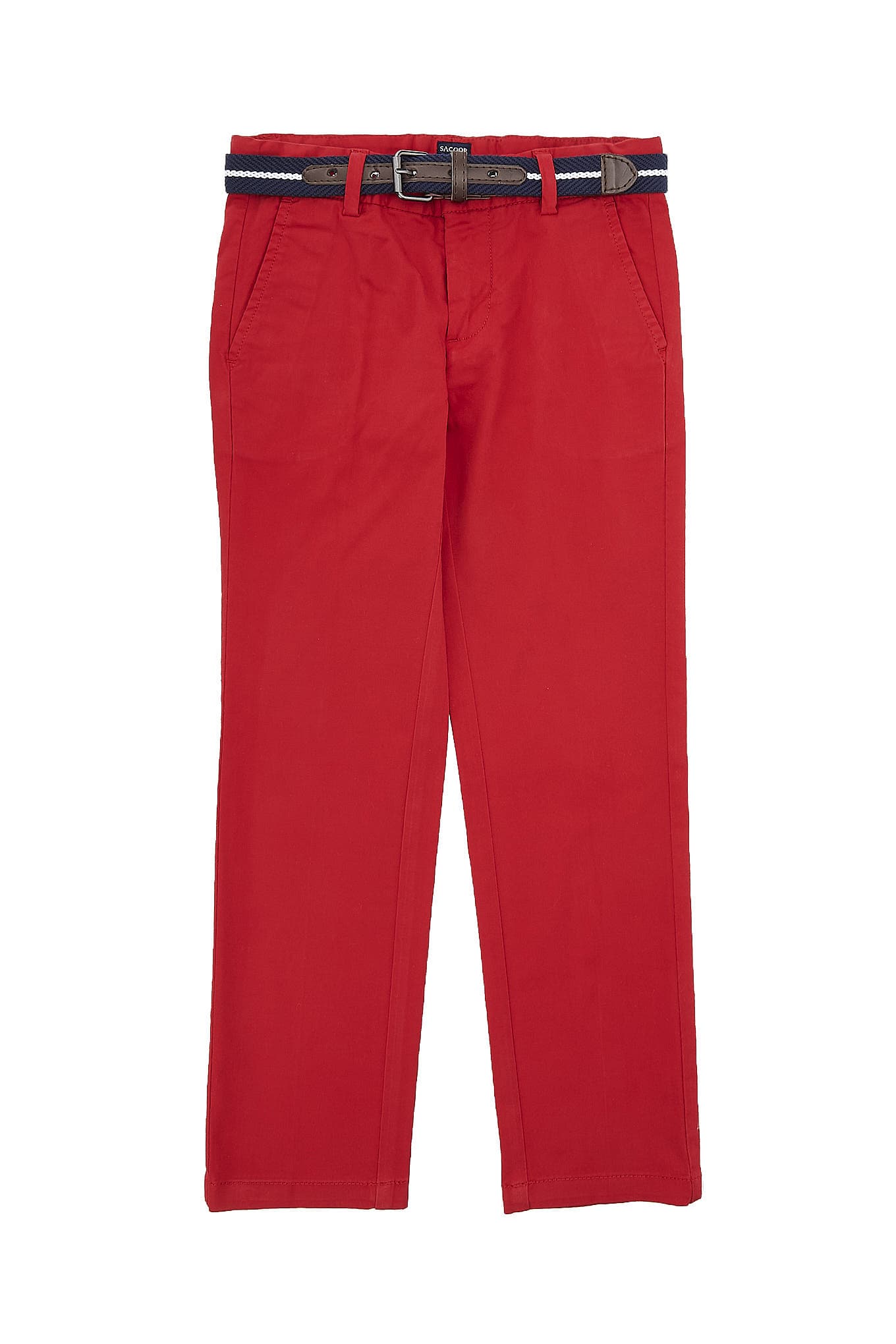 Boy's Casual Chinos with Belt