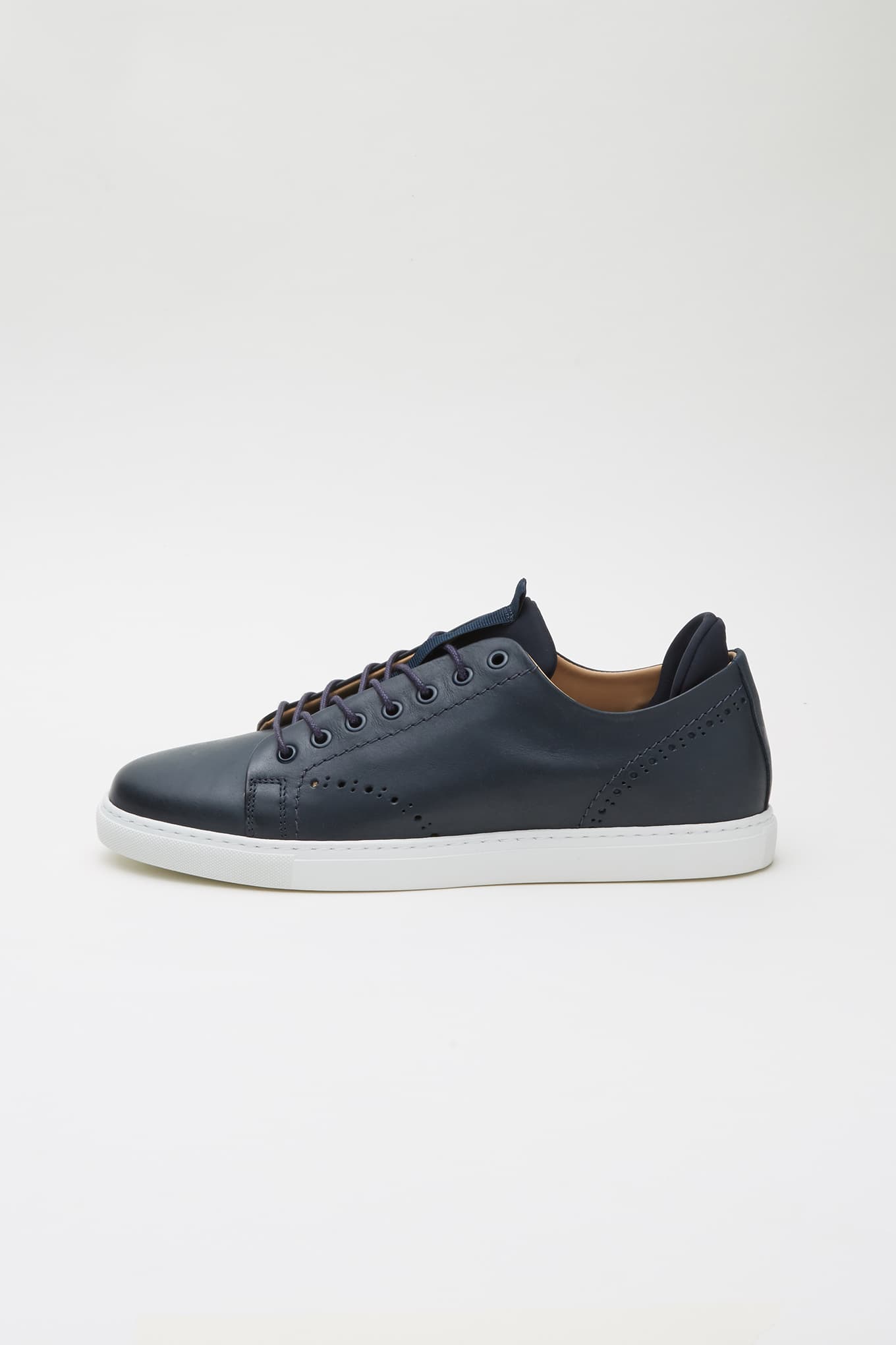 Men's Leather and Neoprene Trainers