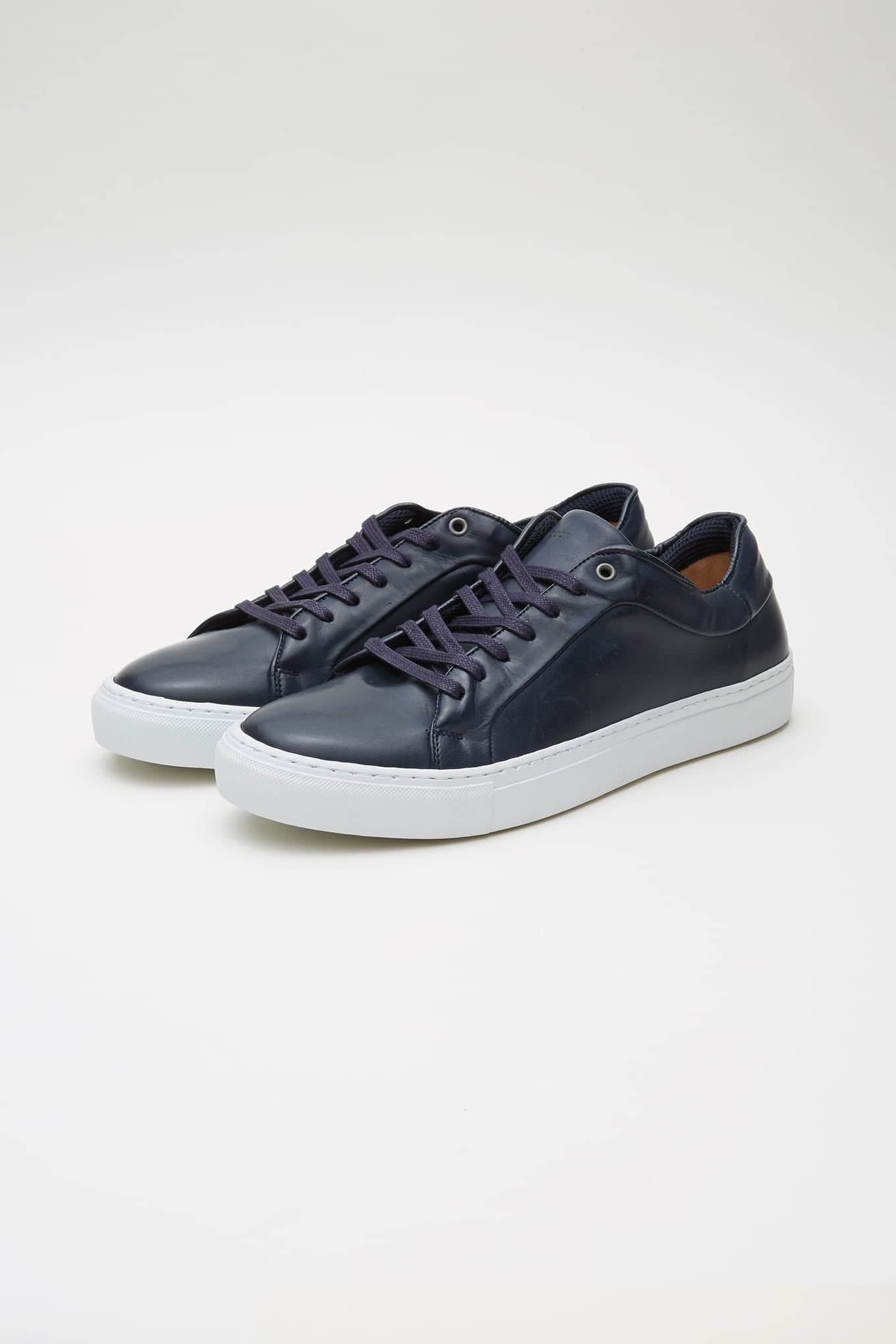 Men's Leather Casual Trainers