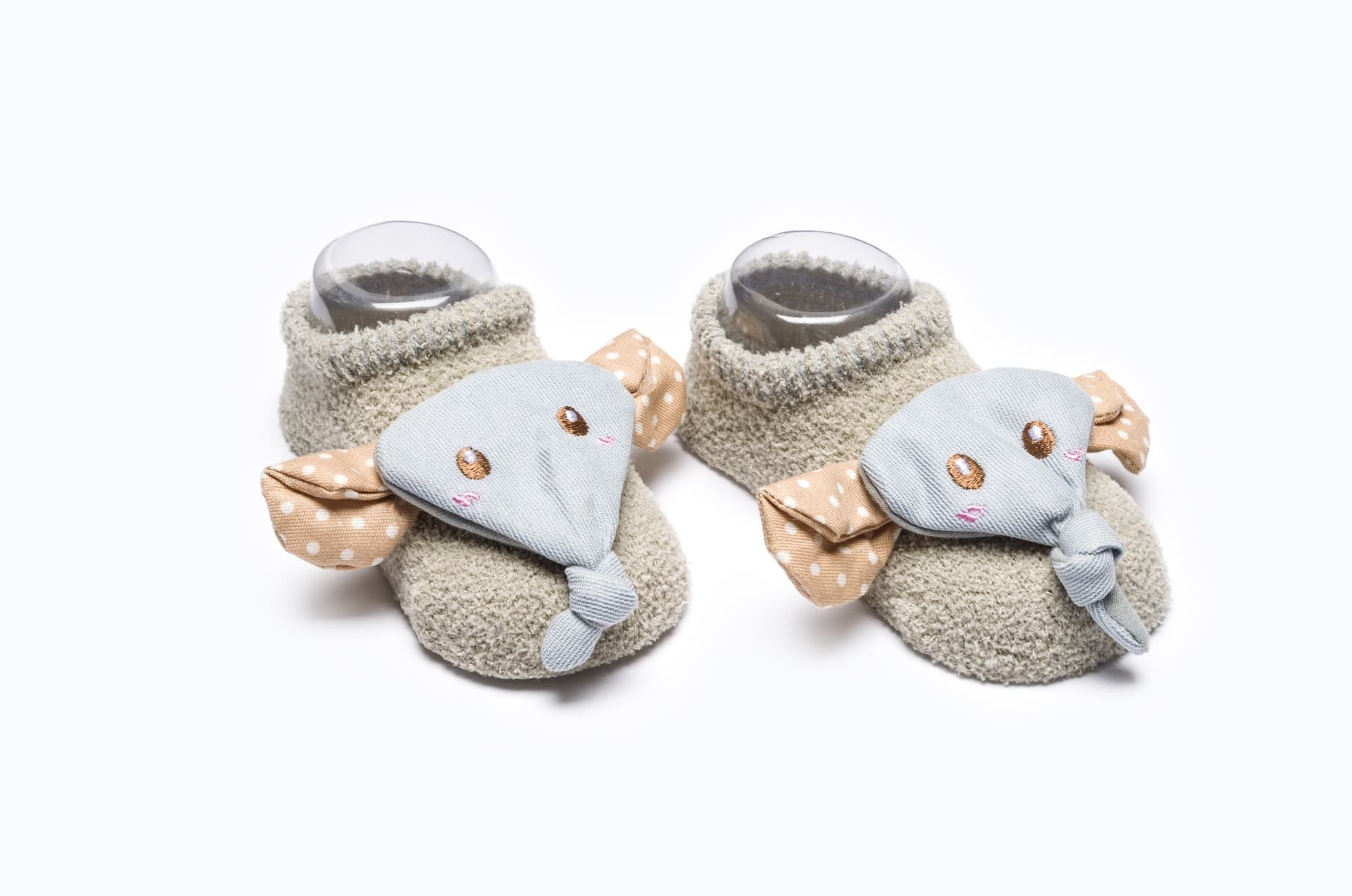 BABY SOCKS BB333 C:GREY S:12-18M
