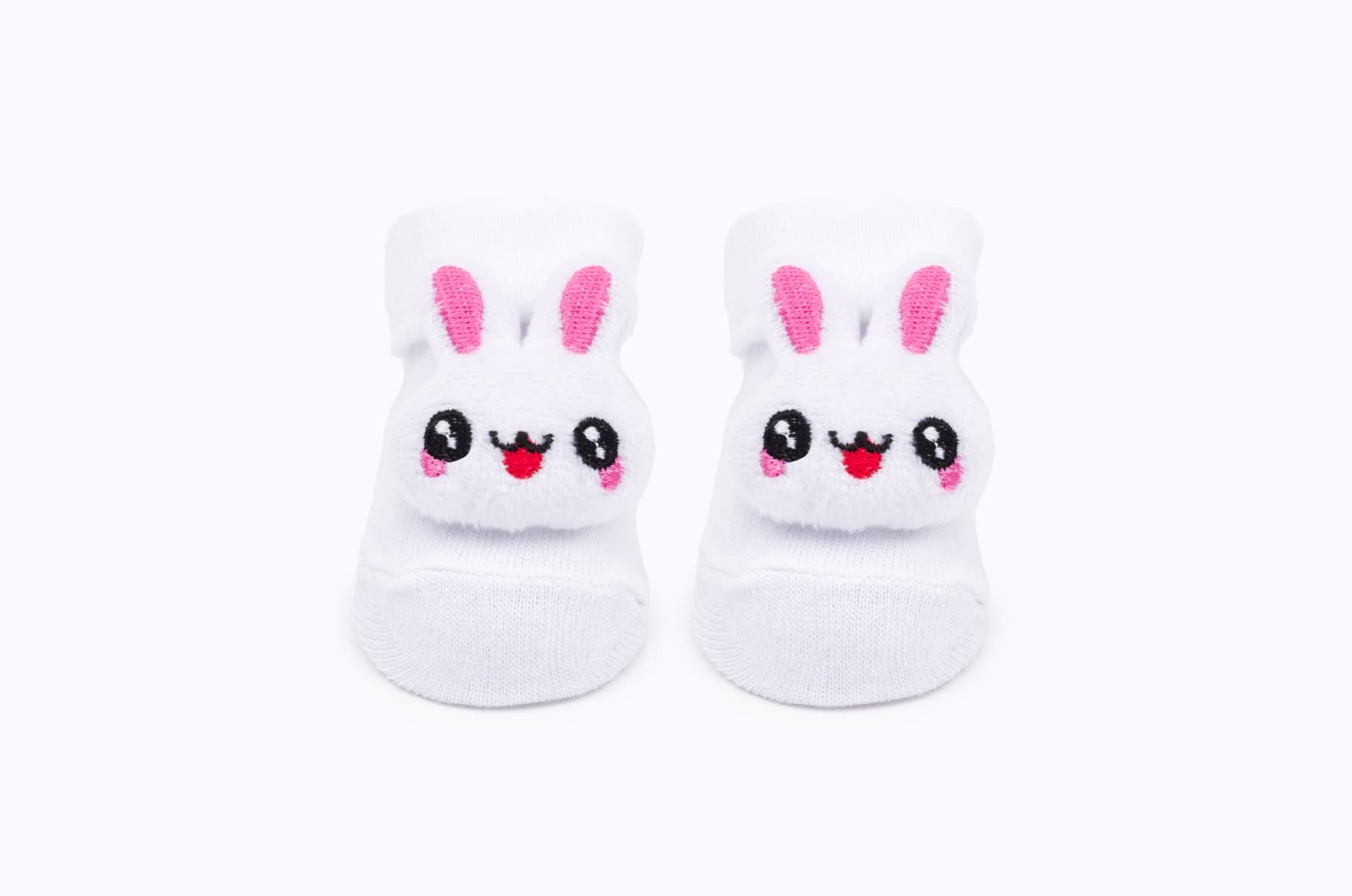 BABY SOCKS PRINTED BB369 C:WHITE S:0-12