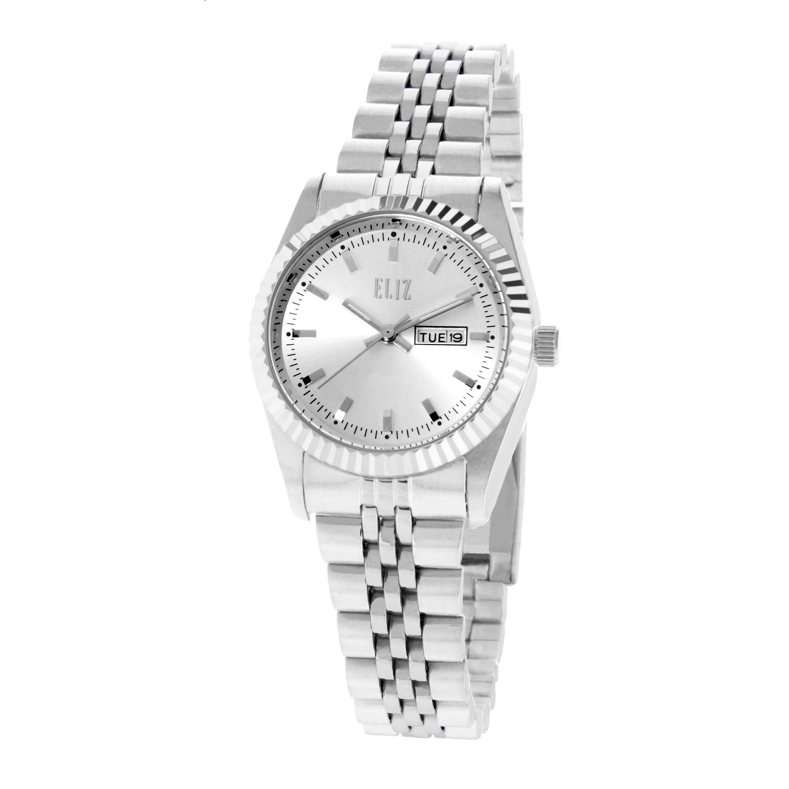 ELIZ Costa ES8733L2SSS Silver Plated Case and Band Women"s Watch