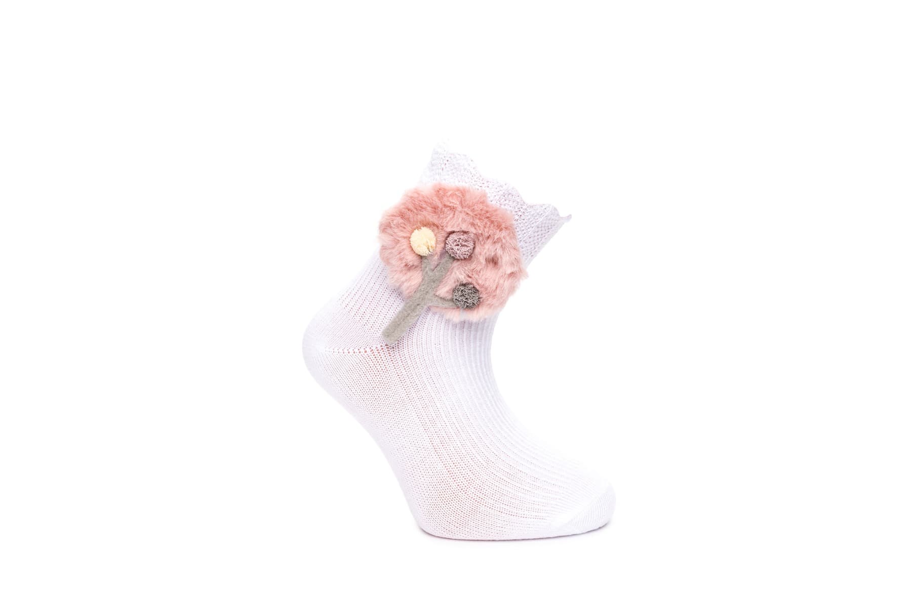GIRL SOCKS KS125 C:WHITE S:2 / GIRL SOCKS KS125 C:WHITE S:2