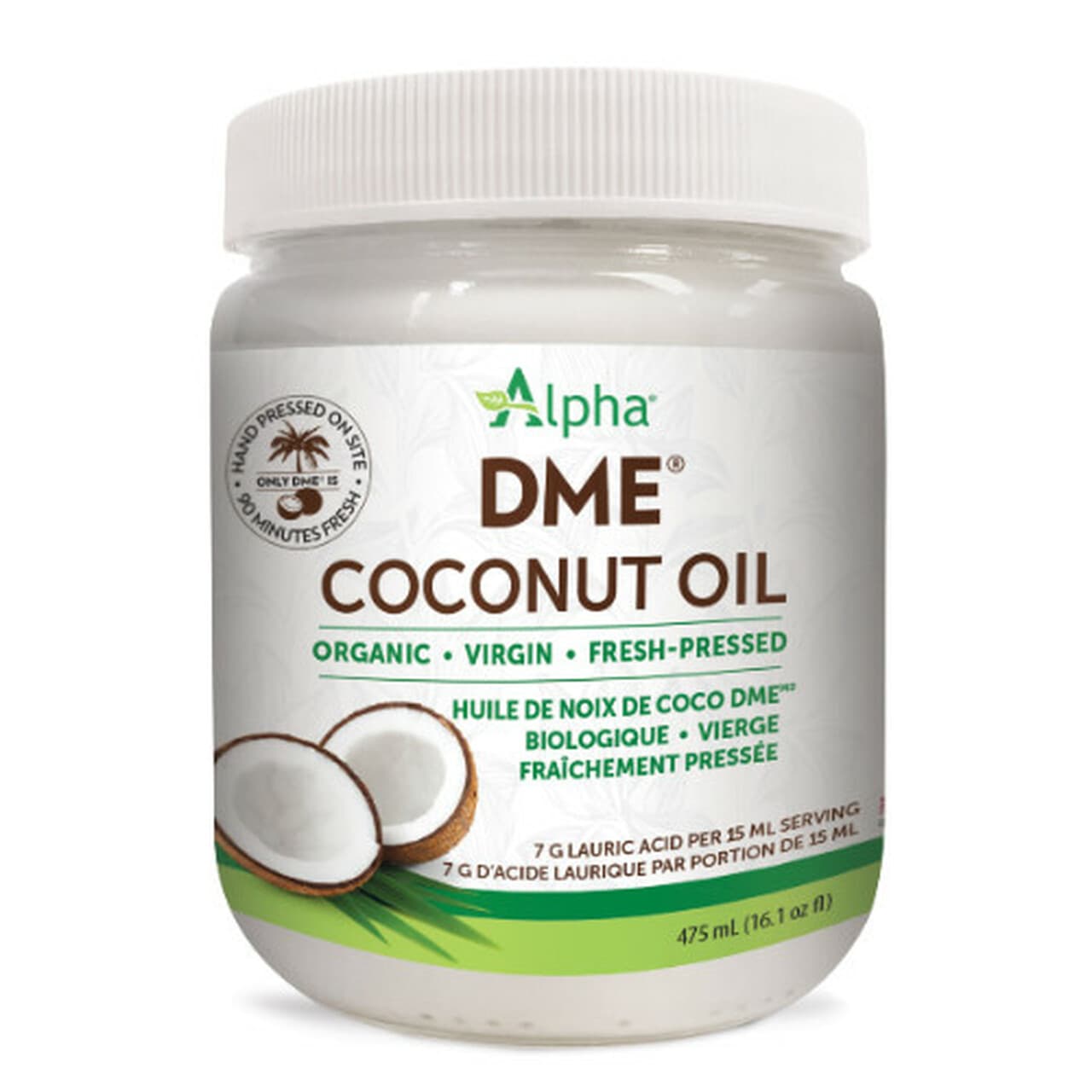 Alpha Health DME Coconut Oil