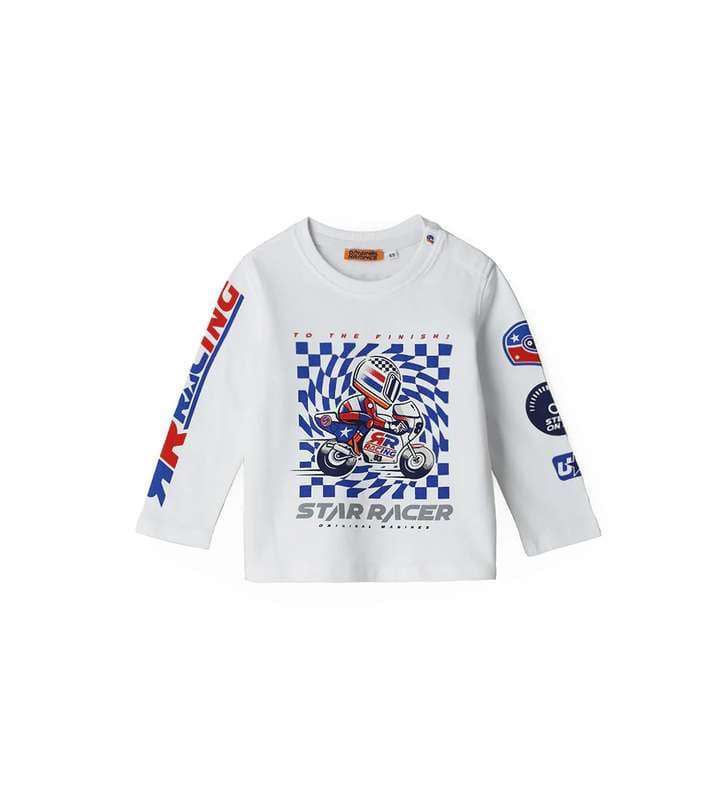 BABY BOY"S T-SHIRT-back and sleeves