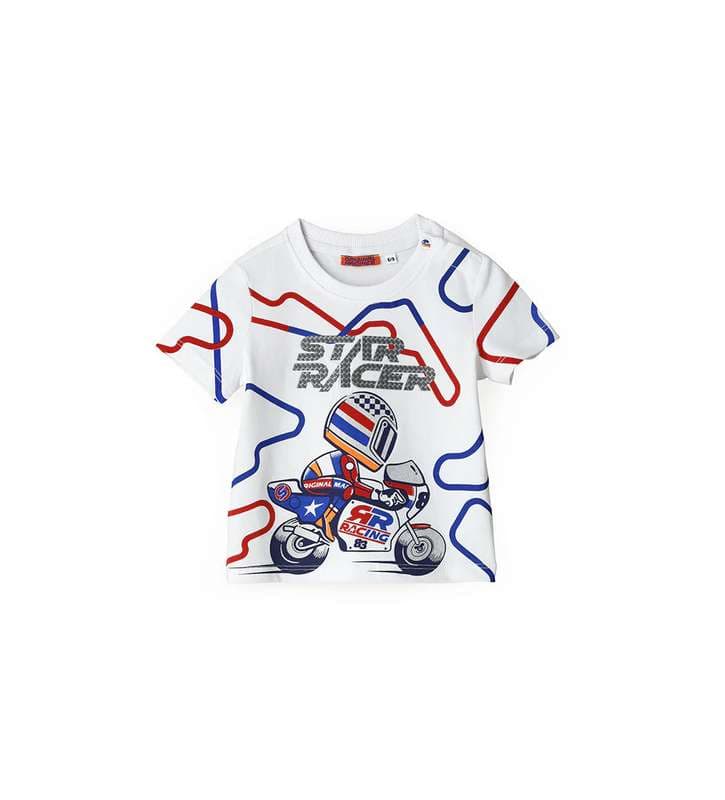 BABY BOY"S T-SHIRT-Short-sleeved cotton T-shirts