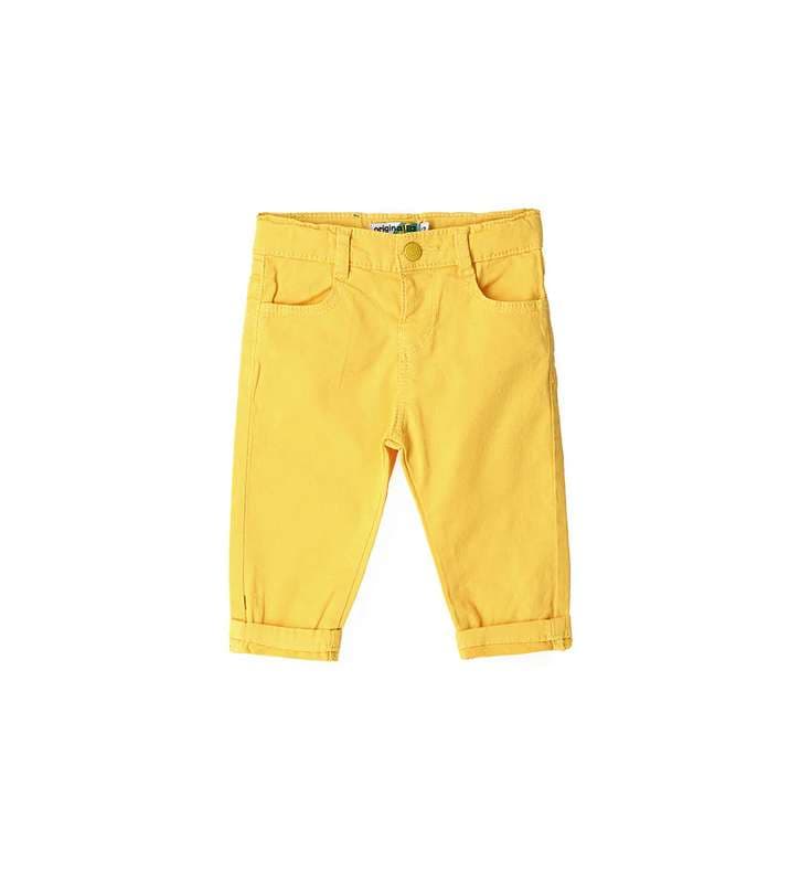 BABY BOY"S TROUSER-Adjustable waist and rubber label.