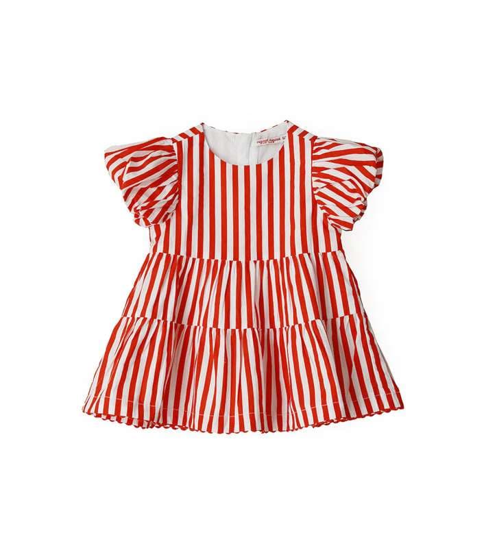 BABY GIRL"S DRESS-Red balloon