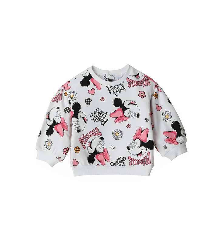 BABY GIRL"S SWEATSHIRT-stretch cotton