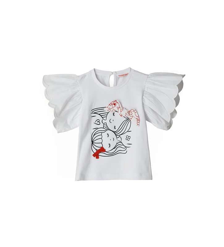 BABY GIRL"S T-SHIRT-scallop