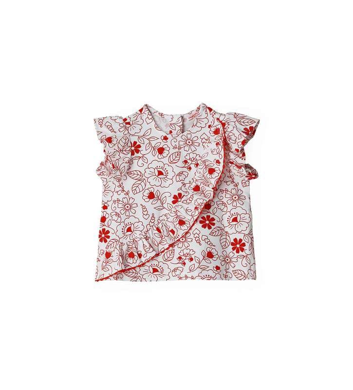 BABY GIRL"S T-SHIRT- stretch cotton
